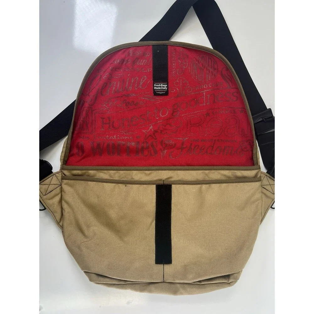 Rickshaw Bagworks Messenger Bag Laptop Canvas Tote Bag USA Adjustable Strap